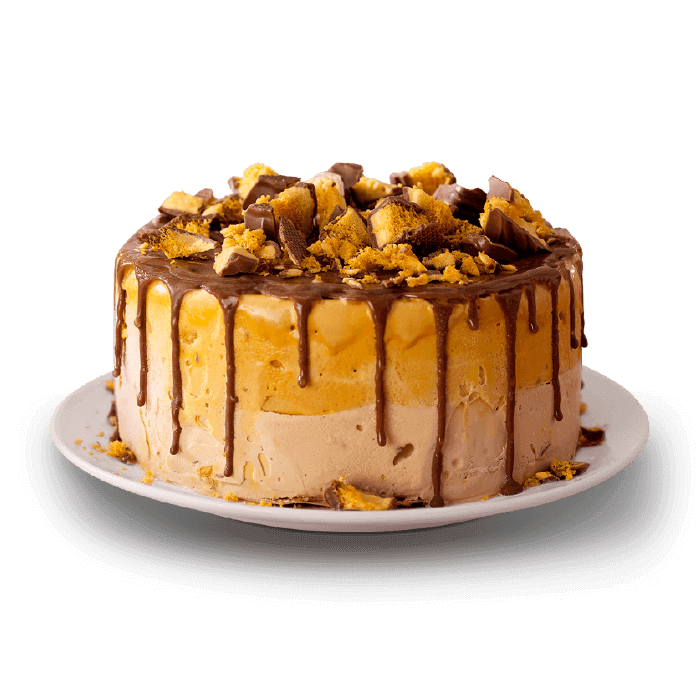 golden-crunchie-nicecream-cake