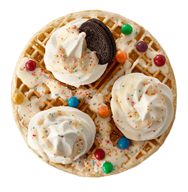 top of waffle