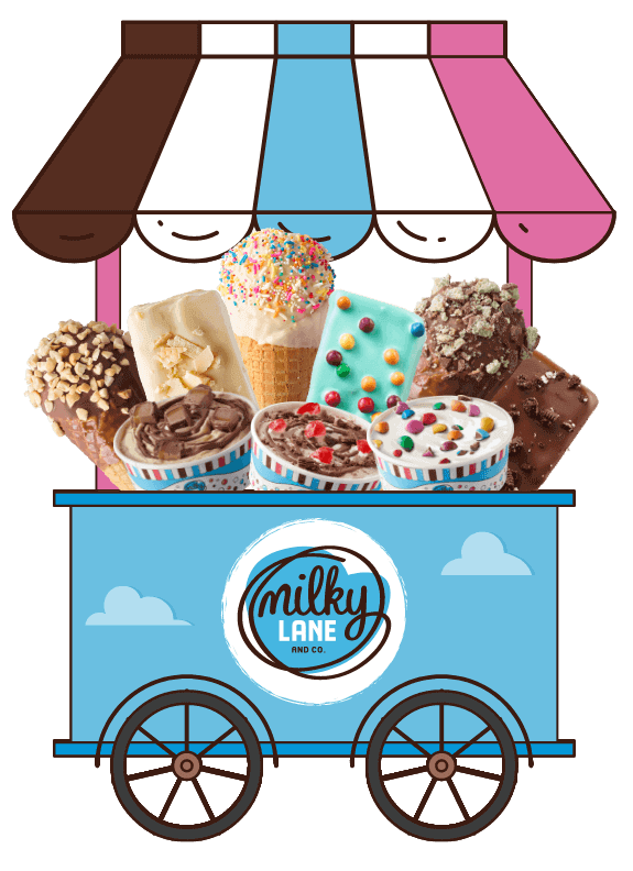 Milkylane Nicecream ice-cream cart