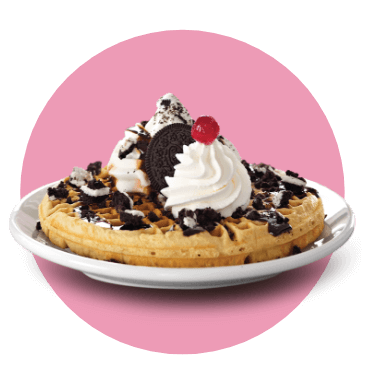 Oreo waffle