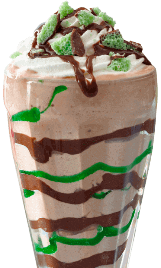 Peppermint—Aero-milkshake